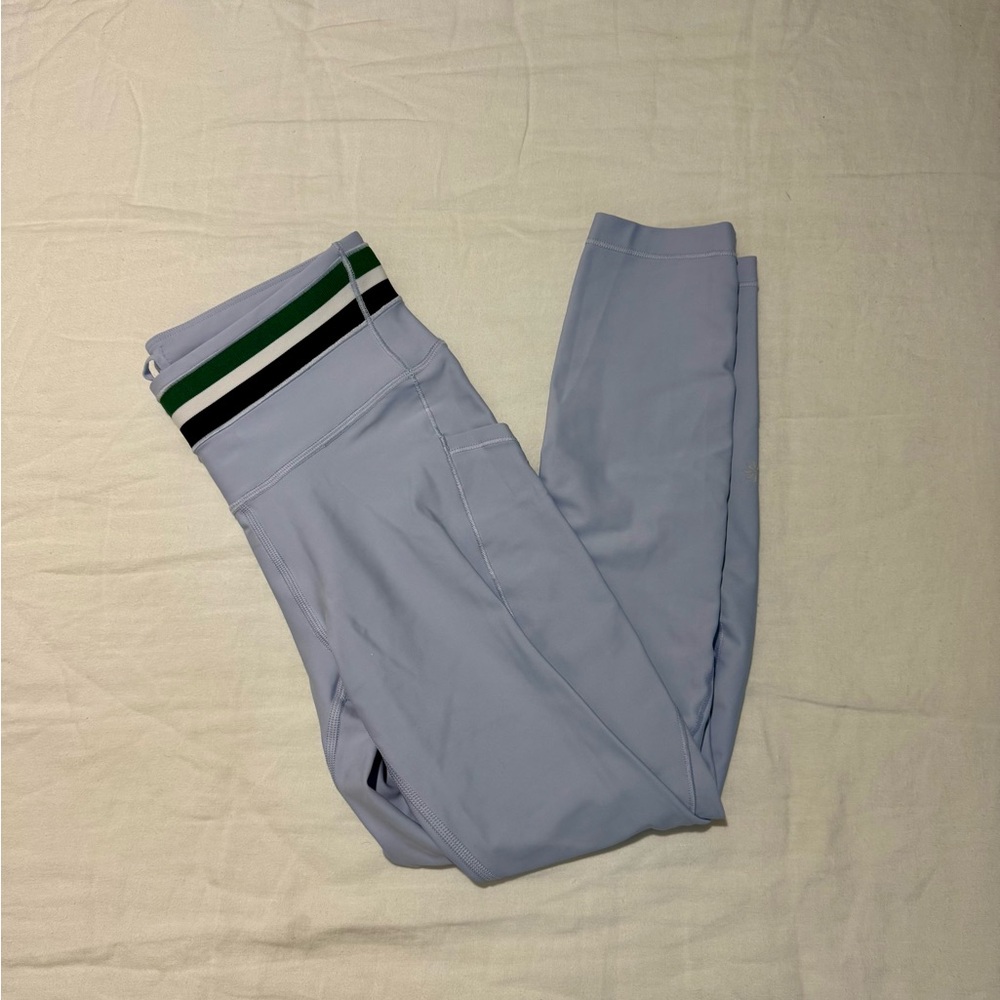 Athleta Interval Stash 7/8 Stripe Tight